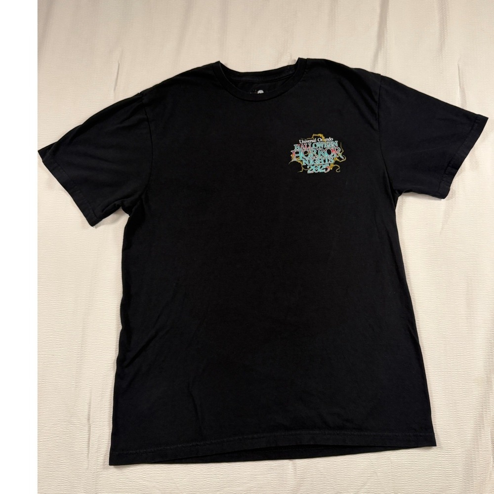 Universal Orlando Halloween Horror Nights 2025 T-Shirt M Black Terrifier FNAF
